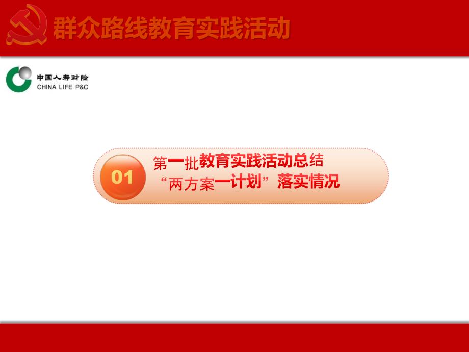 人寿保险公司关于群众路线教育实践活动汇报PPT课件_第3页