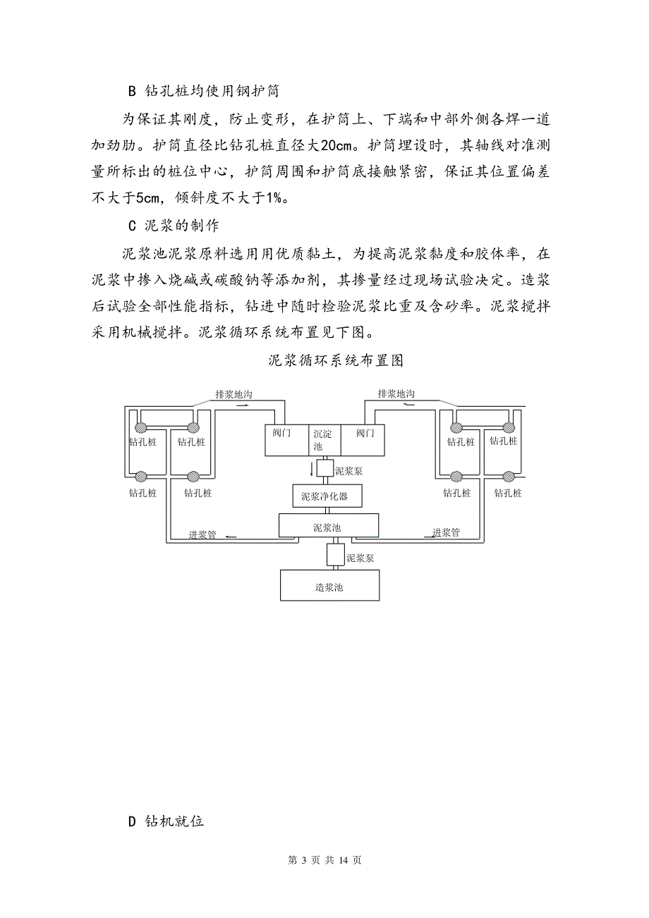 浅谈钻孔灌注桩施工方法及工艺流_第3页