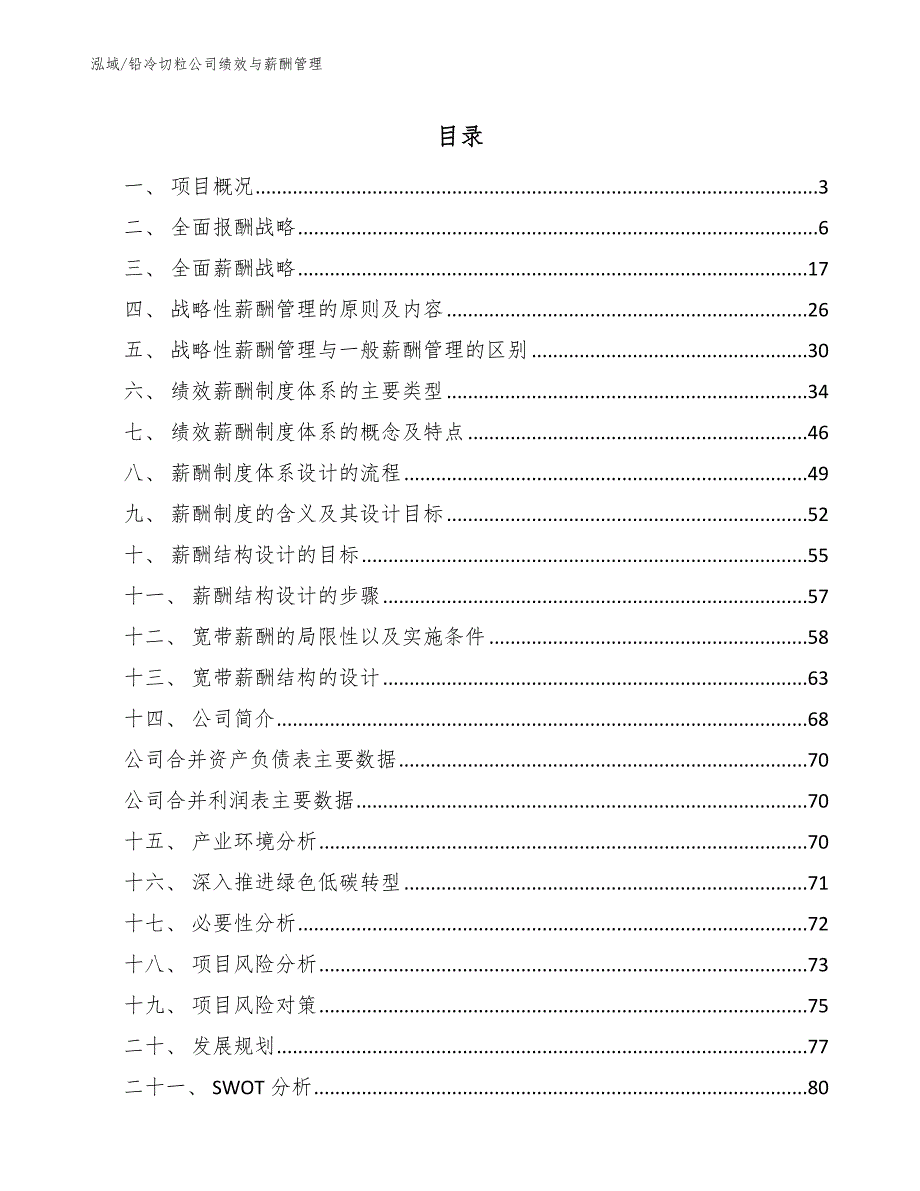 铅冷切粒公司绩效与薪酬管理_范文_第2页