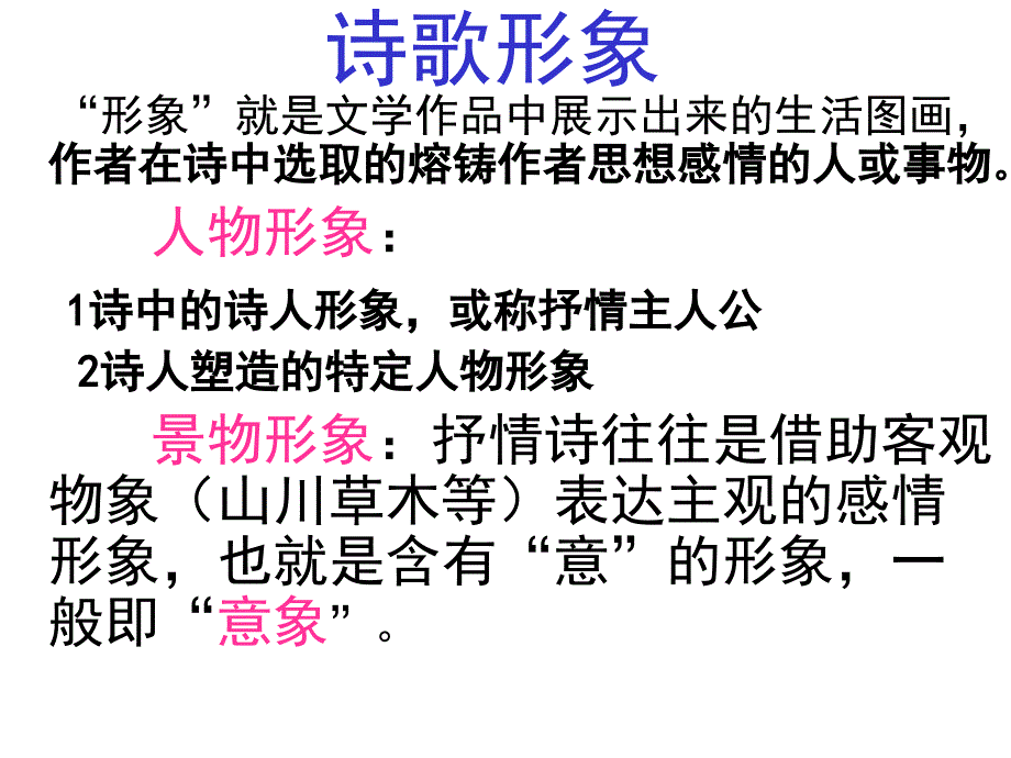 高一年级语文古代诗歌鉴赏课件_第3页