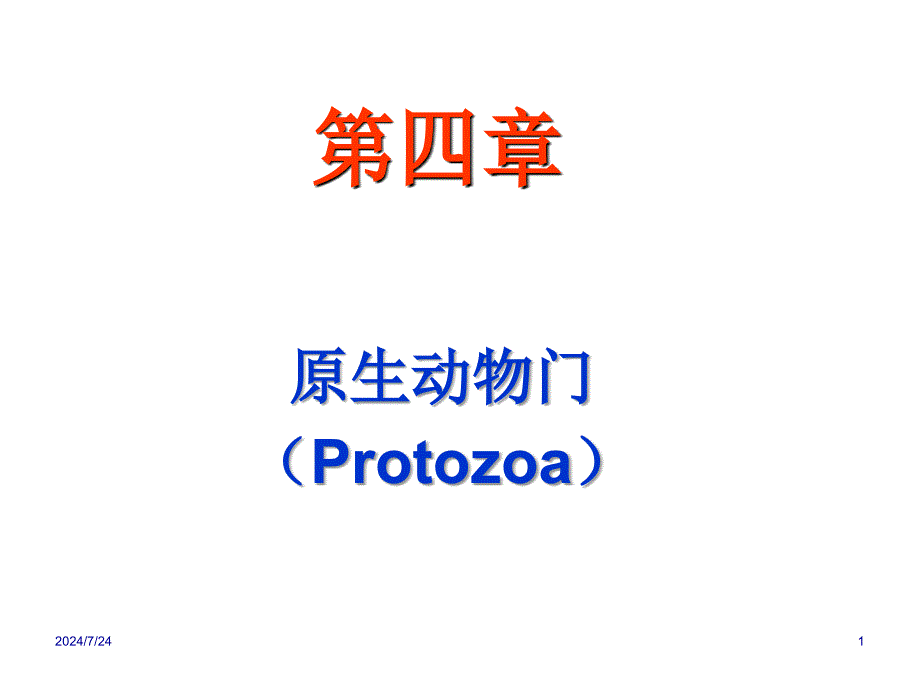 5 原生动物门、海绵(Protozoa)_第1页