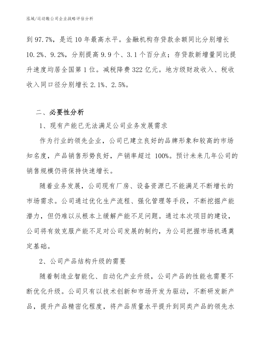 运动鞋公司企业战略评估分析（参考）_第3页