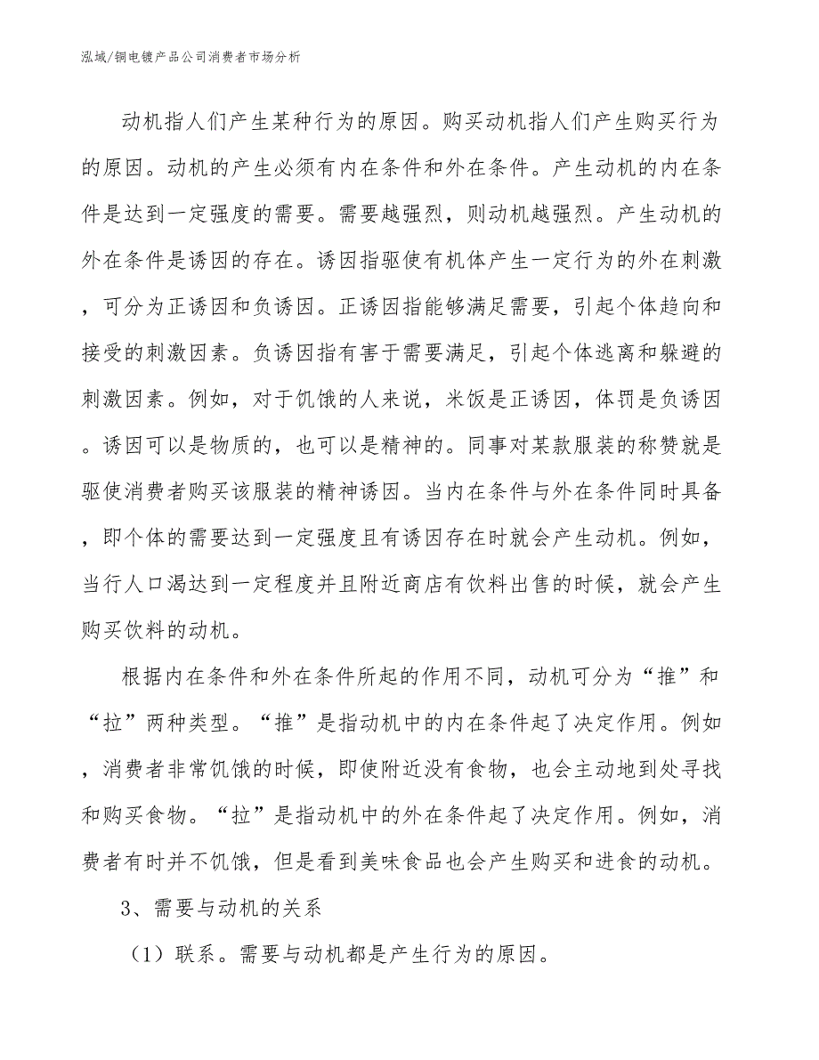 铜电镀产品公司消费者市场分析_范文_第4页