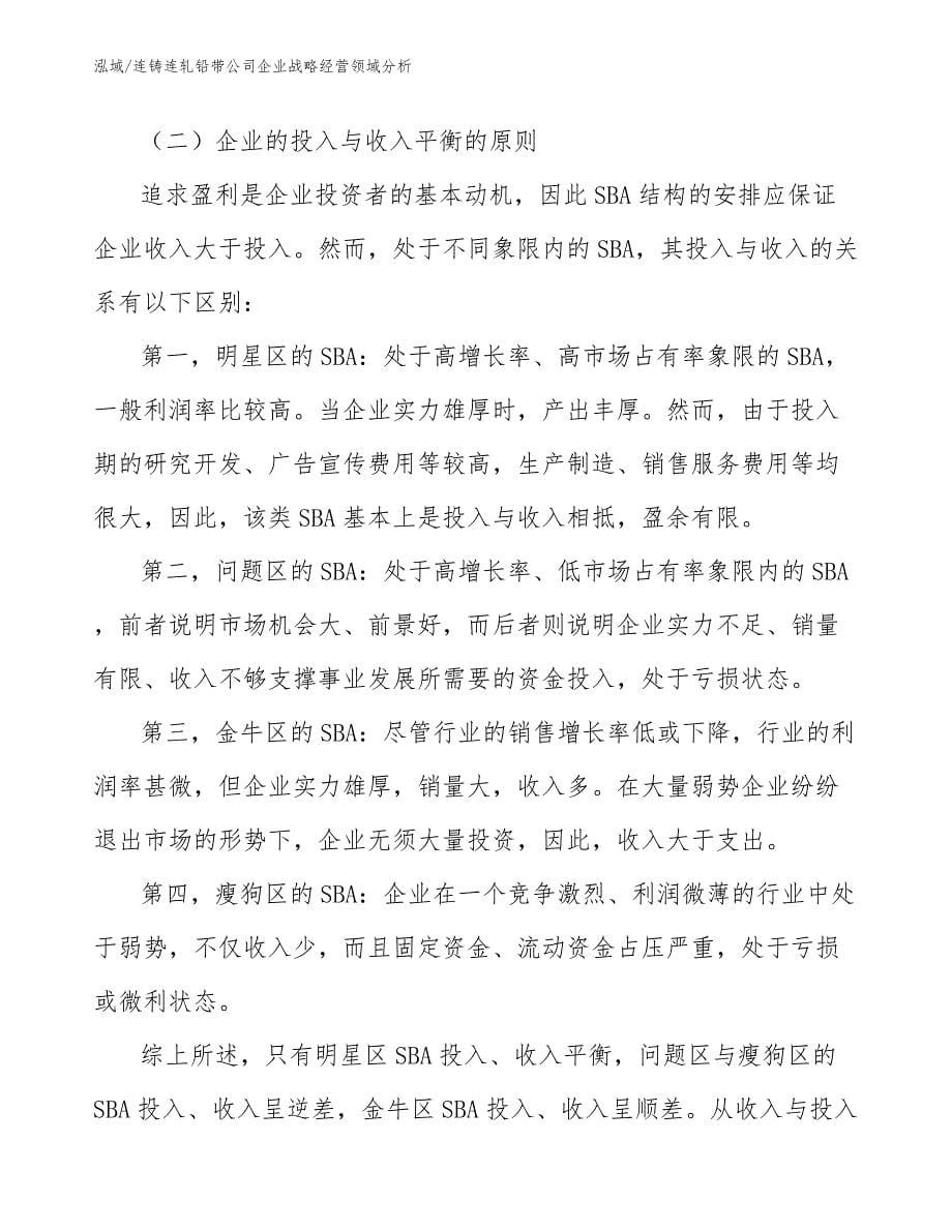 连铸连轧铅带公司企业战略经营领域分析_参考_第5页