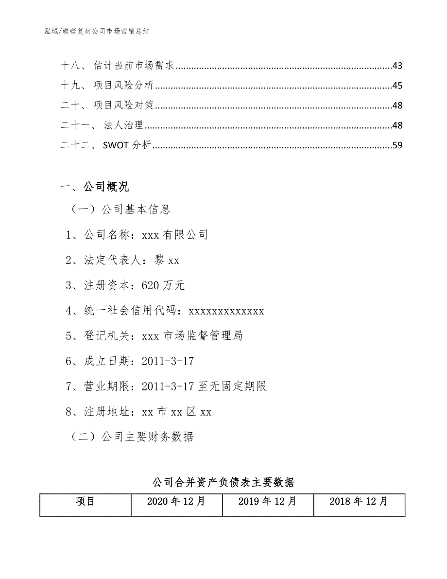 碳碳复材公司市场营销总结【参考】_第2页