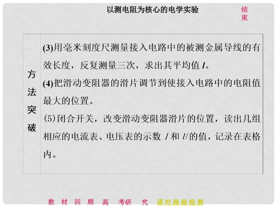 高考物理二轮复习 第八章 恒定电流 高考研究（三）以测电阻为核心的电学实验课件_第3页