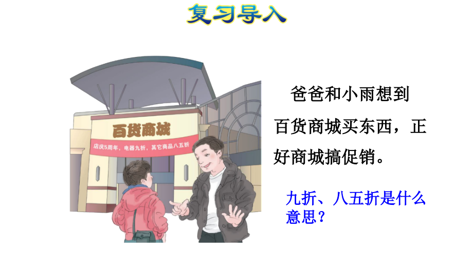 部编版六年级下册数学ppt课件《百分数》(《折扣》《成数》《税率》《利率》《解决问题》)_第3页