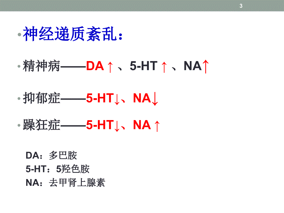 药理学：第18、19章 抗精神失常和抑郁躁狂药物_第3页