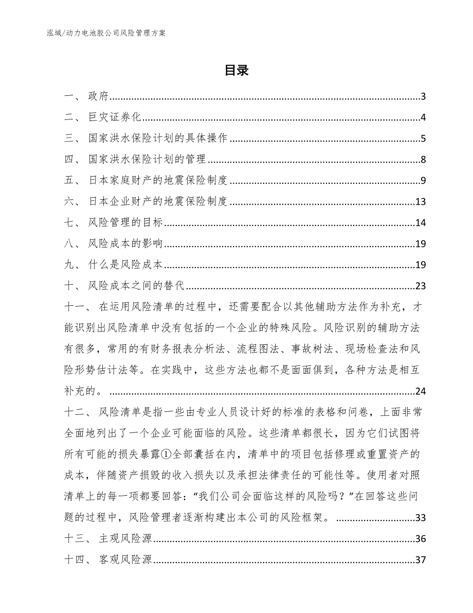 动力电池胶公司风险管理方案_参考_第2页