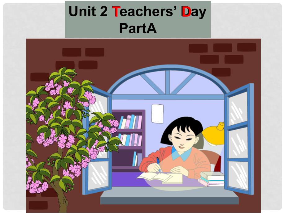 五年级英语上册 Unit 2 Teacher’s Day（Part A）课件1 闽教版_第2页