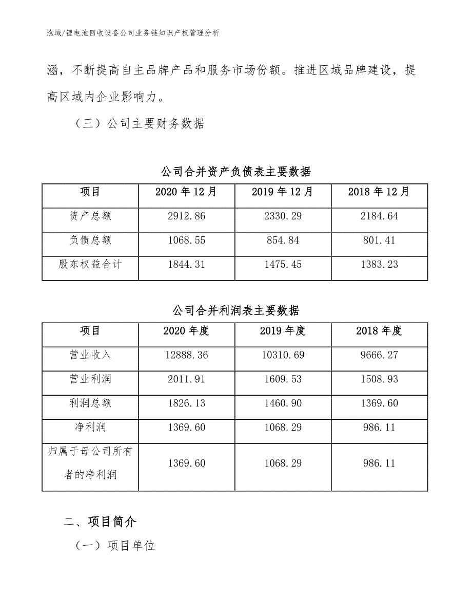 锂电池回收设备公司业务链知识产权管理分析（范文）_第4页