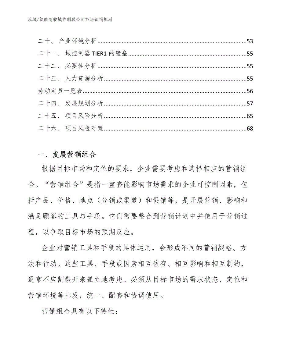 智能驾驶域控制器公司市场营销规划_第2页