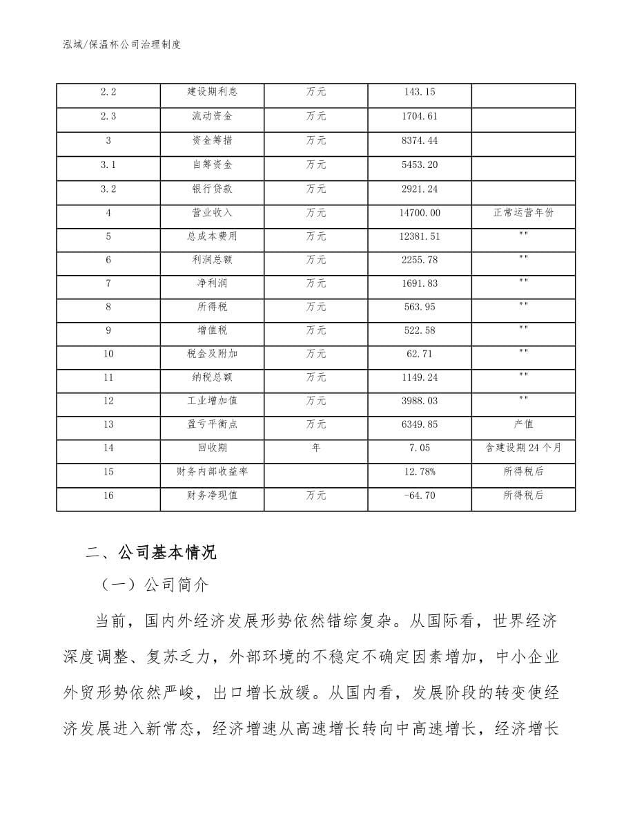 保温杯公司治理制度_参考_第5页