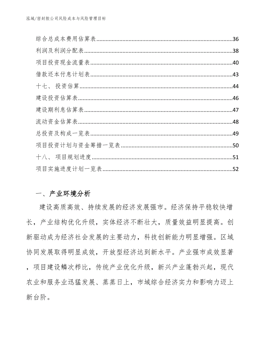 密封胶公司风险成本与风险管理目标_第2页