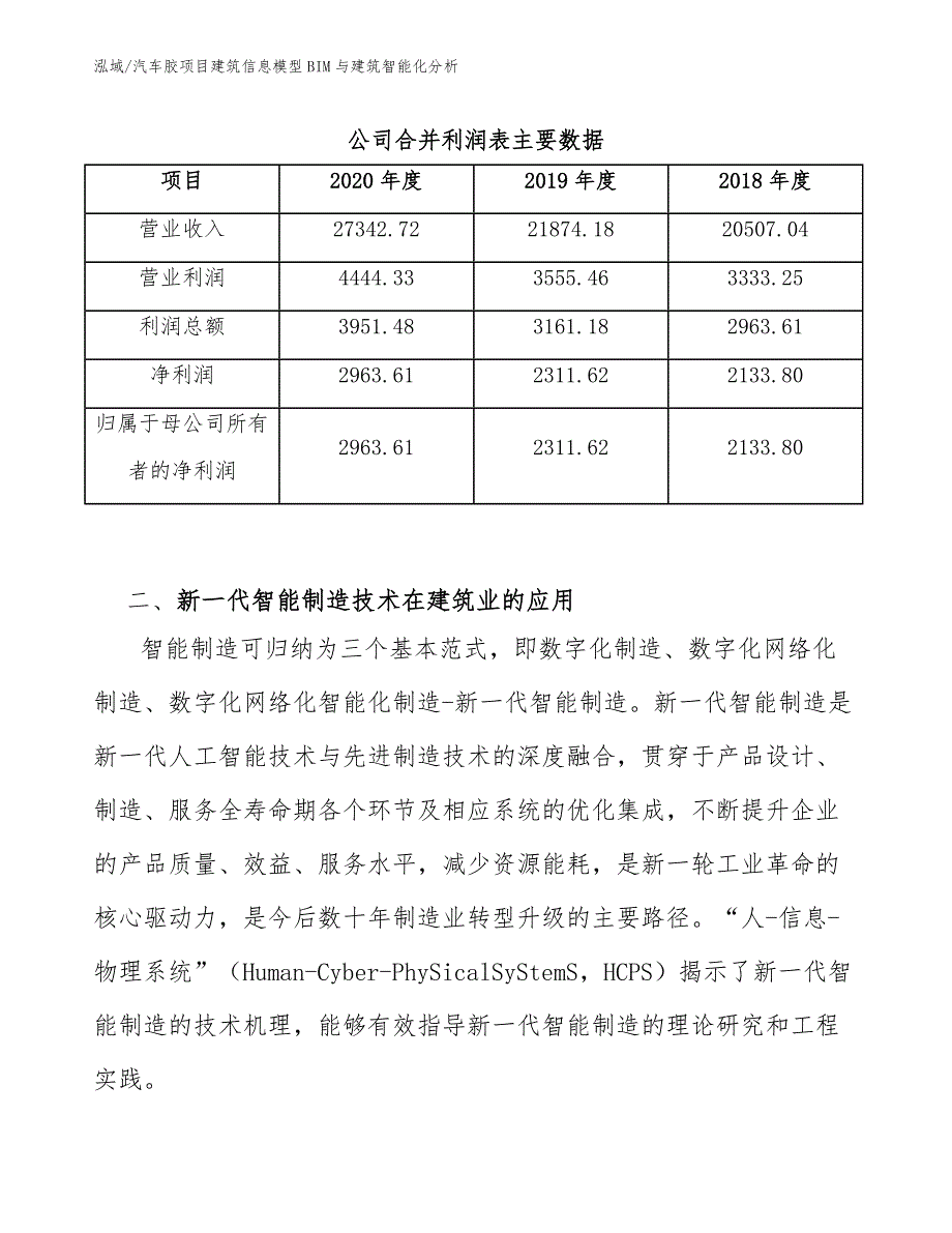 汽车胶项目建筑信息模型BIM与建筑智能化分析（范文）_第4页