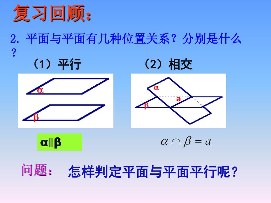 平面与平面平行的判定以及性质_第3页