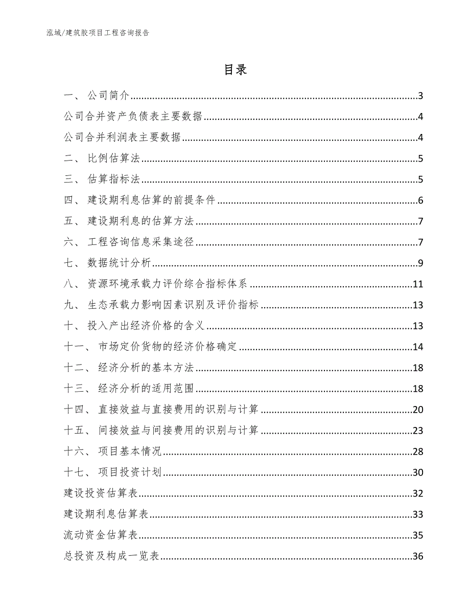 建筑胶项目工程咨询报告【参考】_第2页