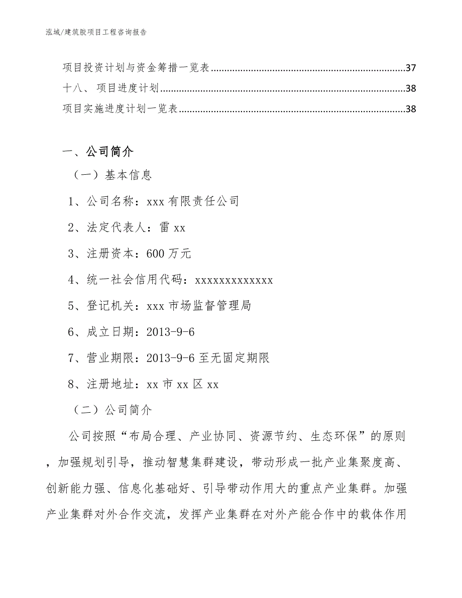 建筑胶项目工程咨询报告【参考】_第3页