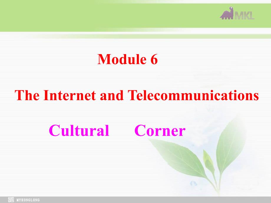 高一英语课件：Module6Corner（外研必修1）_第1页