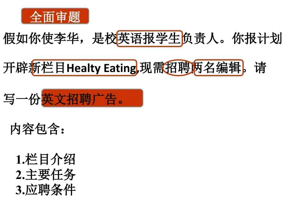 高三英语作文ppt课件招聘编辑作文_第5页