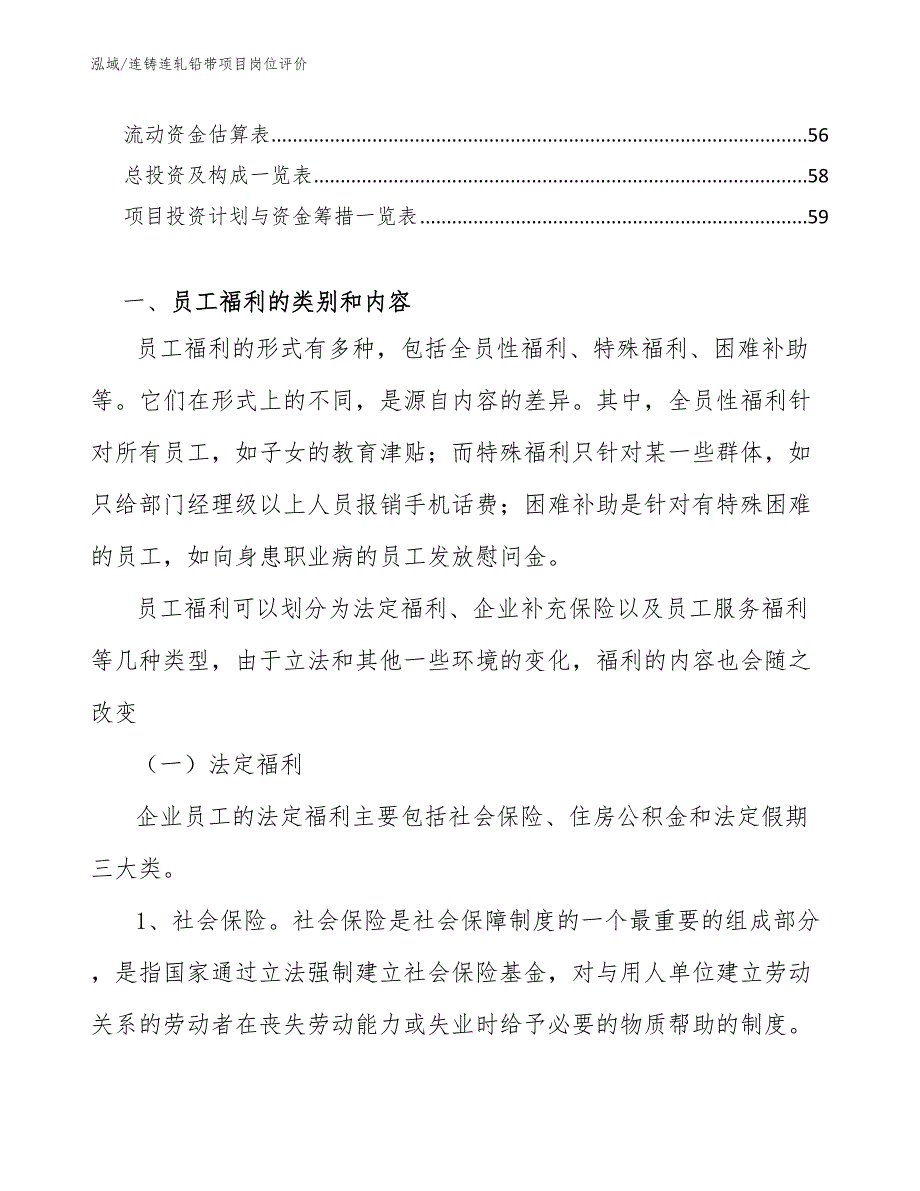 连铸连轧铅带项目岗位评价_第2页