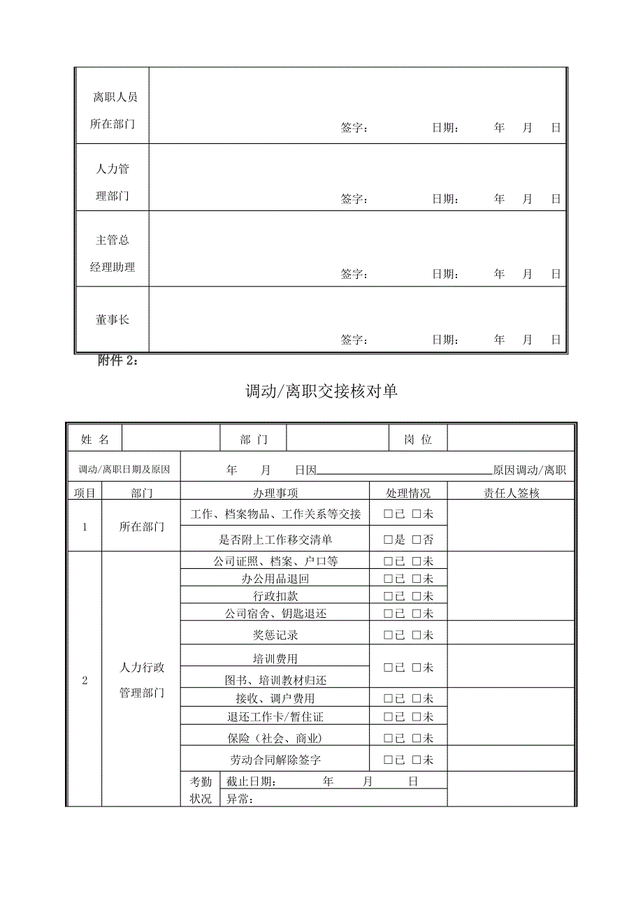 员工离职管理办法——修改_第4页