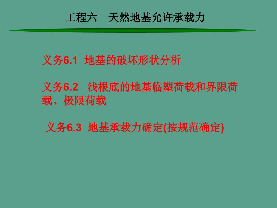 项目六地基承载力ppt课件_第2页