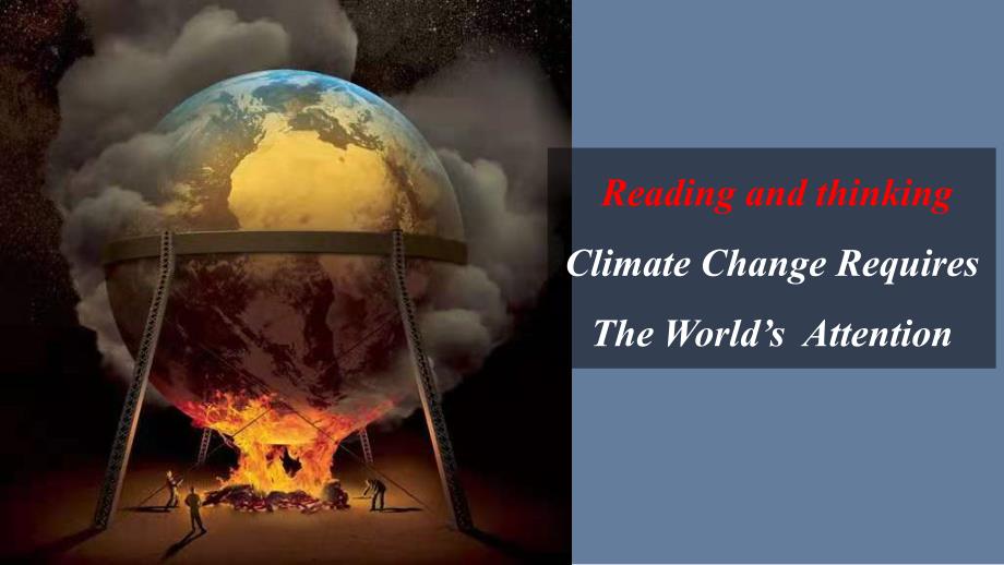 【课件】Unit 3 Climate change Reading and thinking课件 高中英语人教版选择性必修第三册_第1页
