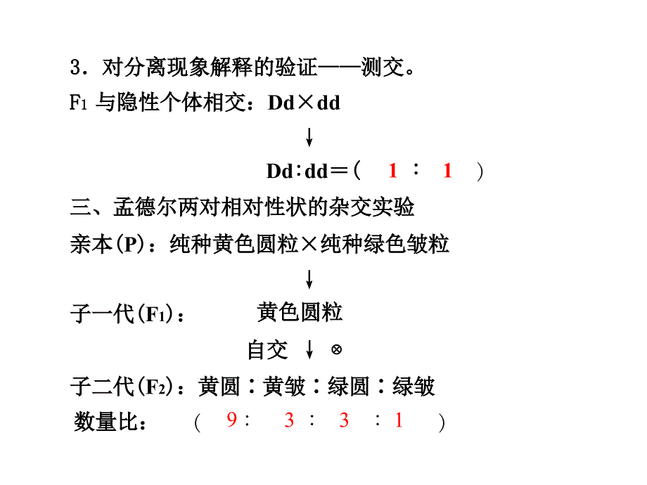 生物学业水平必修二总复习_第3页