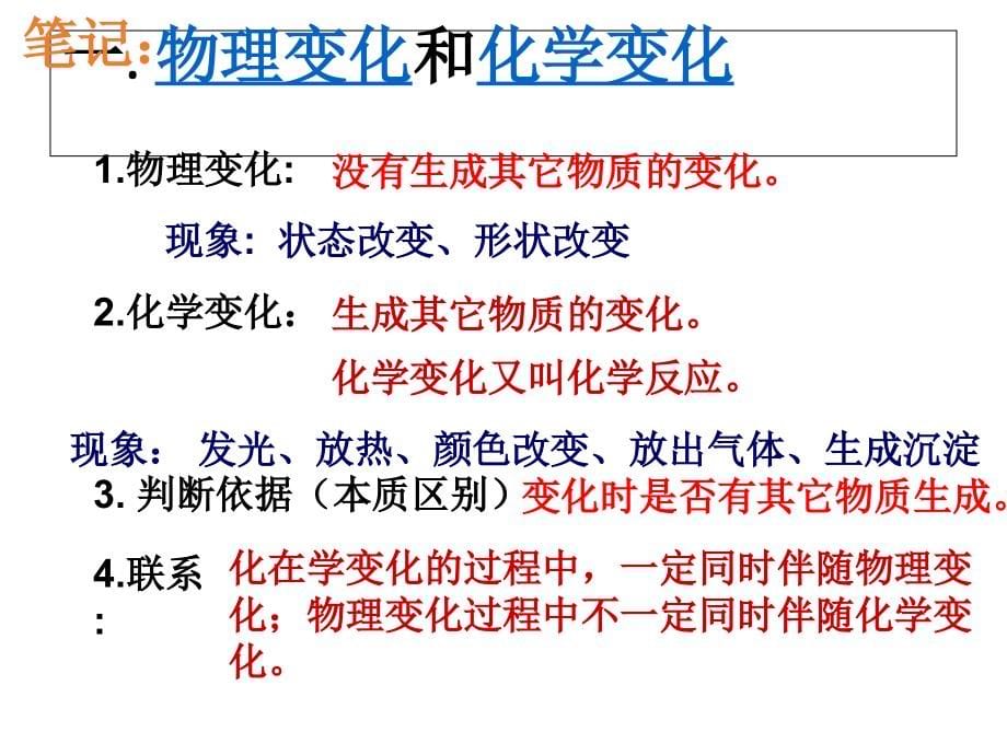 人教版九年级化学上册第一单元走进化学世界课件_第5页