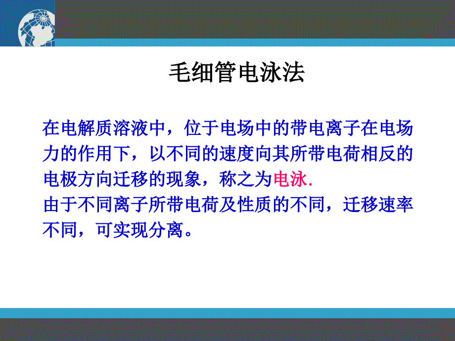 《毛细管电泳法》PPT课件_第1页