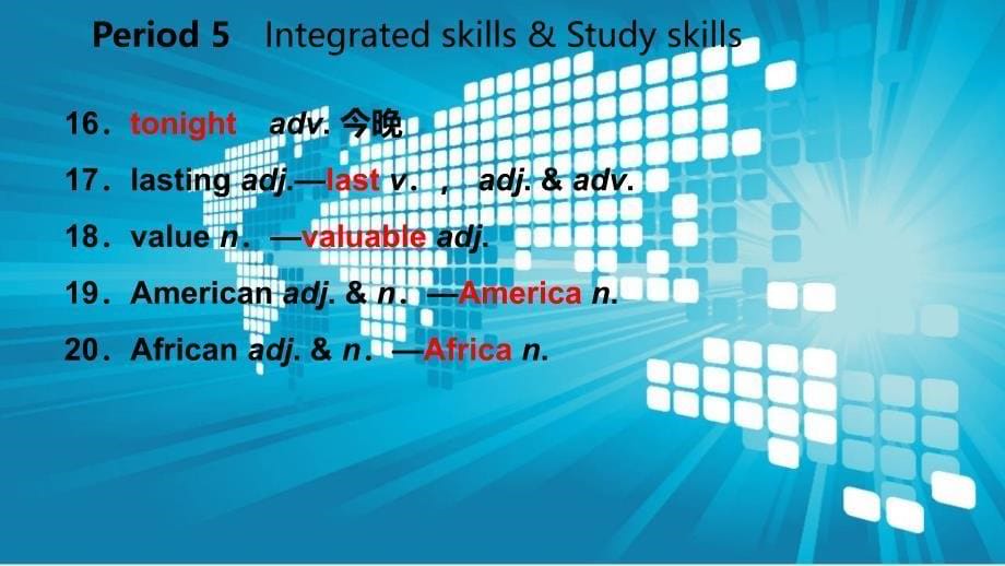 2018年秋九年级英语上册 Unit 5 Art world Period 4 Integrated skills &amp;amp; Study skills导学课件2 （新版）牛津版_第5页