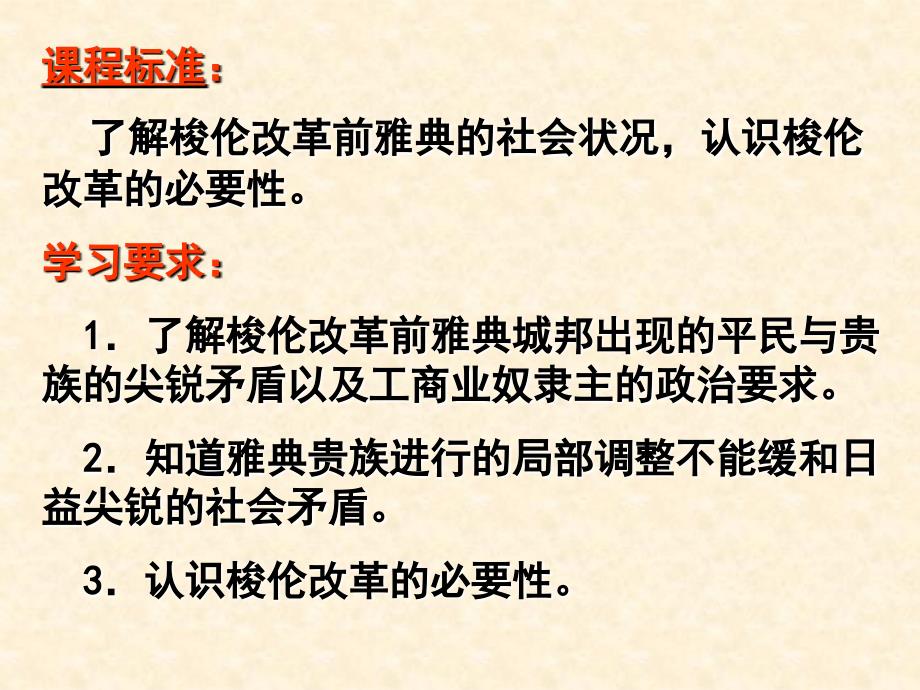 专题一（一)雅典往何处去课件（人民版选修1）_第3页