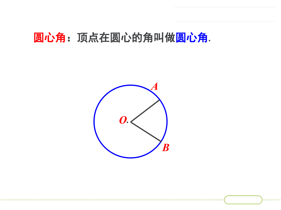 圆心角之圆心角与弧的度数课件.ppt_第1页