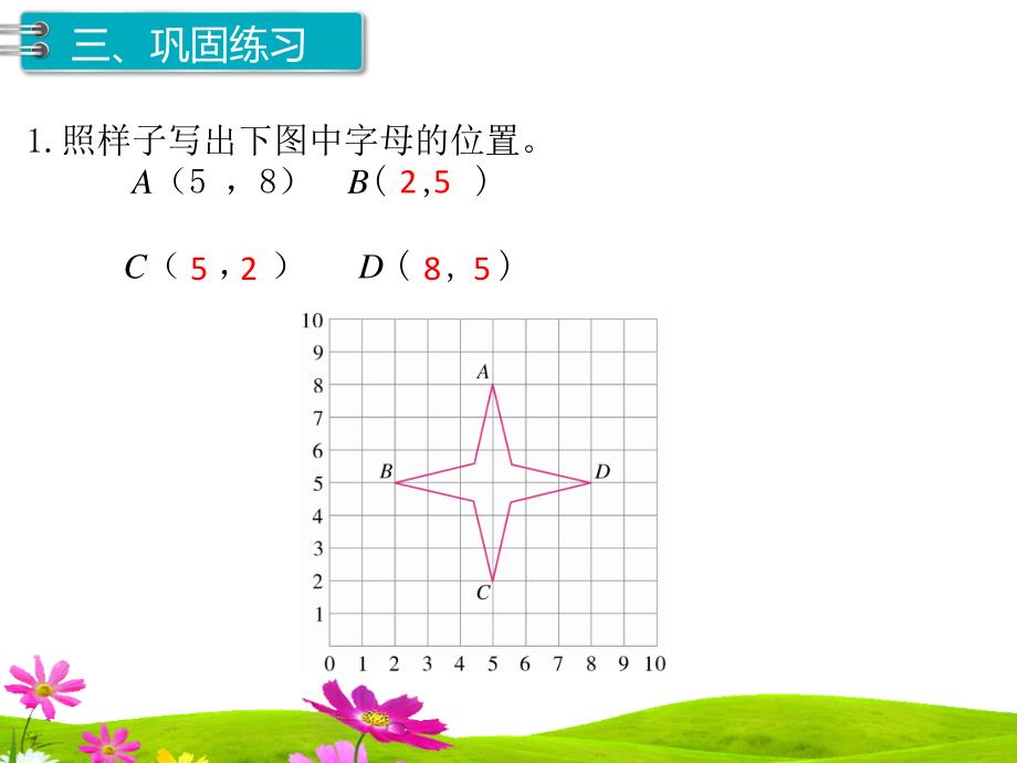 人教版五年级上册数学第二单元第单元第二课时《位置》课件_第4页