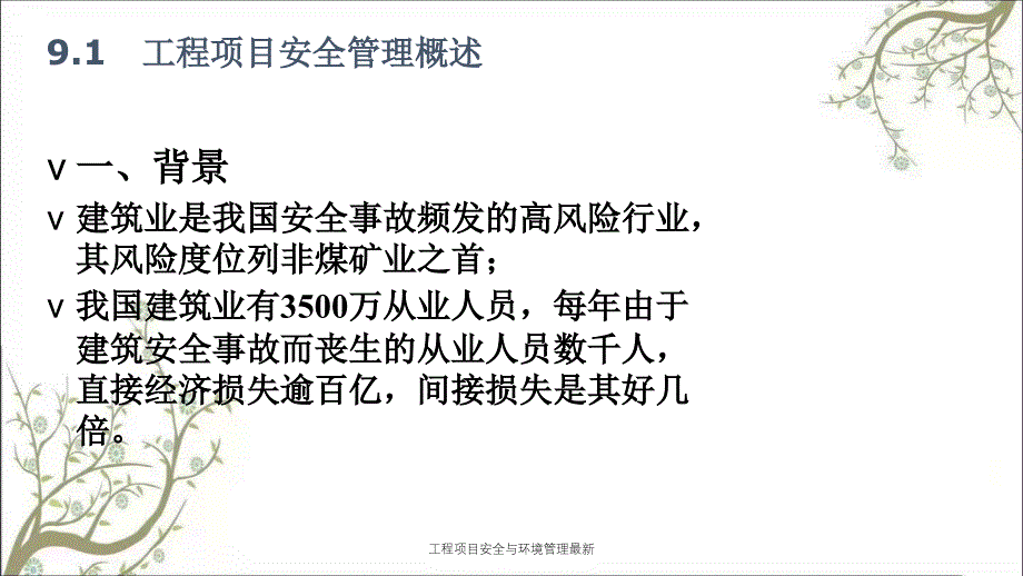 工程项目安全与环境管理最新PPT课件_第4页