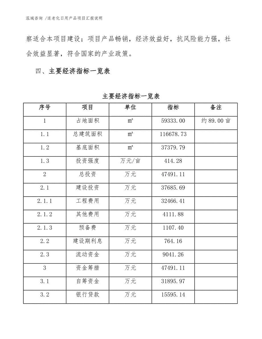 适老化日用产品项目汇报说明-（参考范文）_第5页