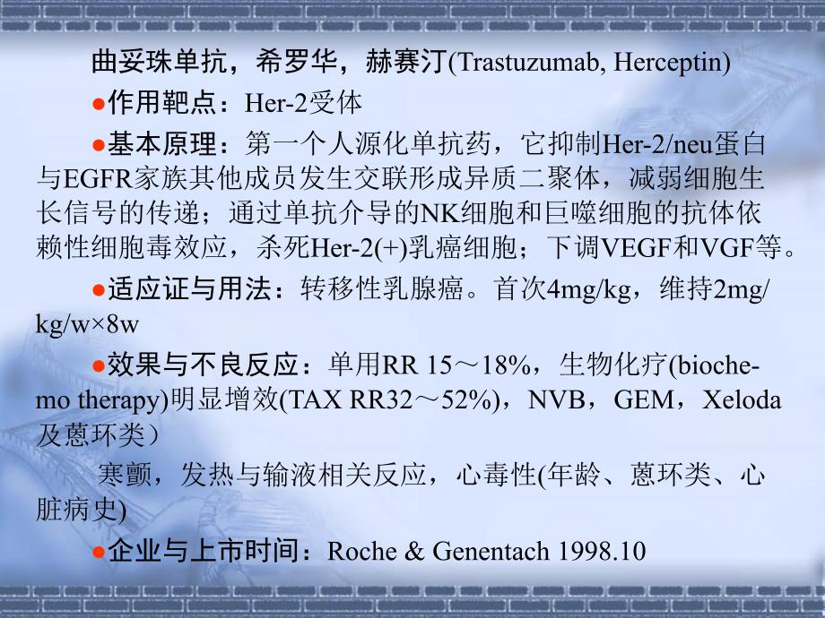 分子靶向抗癌药物的临床应用进展 ppt课件_第3页