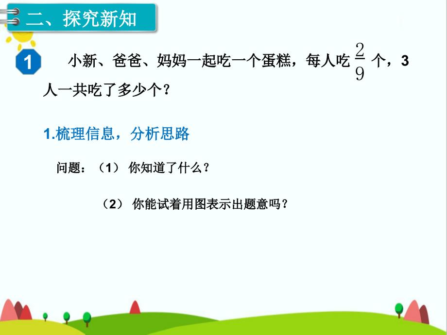 人教版小学六年级数学上册《分数乘法的意义》课件_第3页