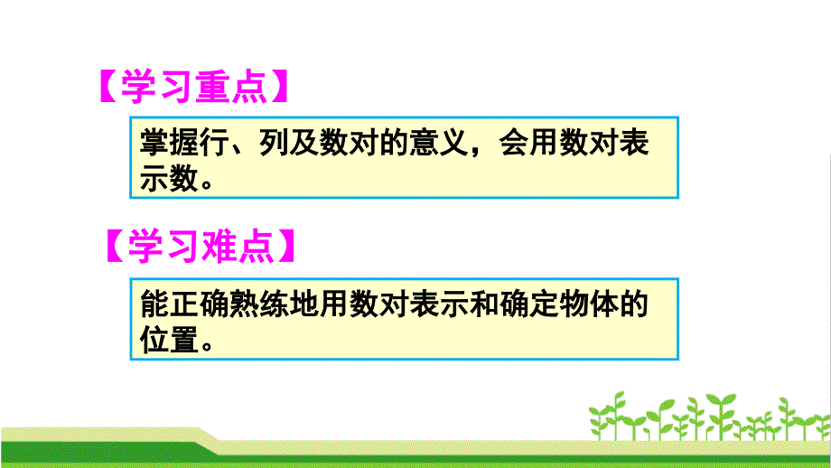 人教版五年级数学上册第二单元第一课时《确定位置》课件_第3页