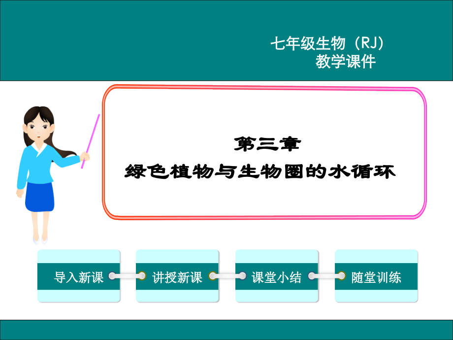 人教版七年级生物上册第三单元第三四章课件全套_第1页