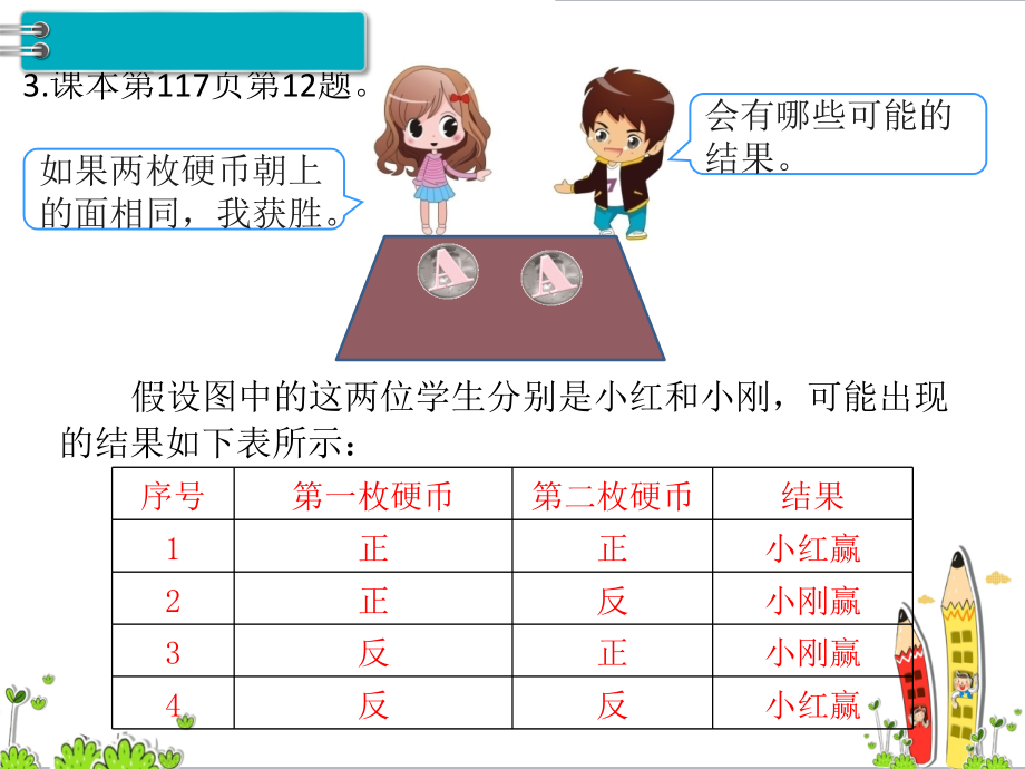 人教版五年级上册数学第八单元第四课时《可能性与植树问题》课件_第4页