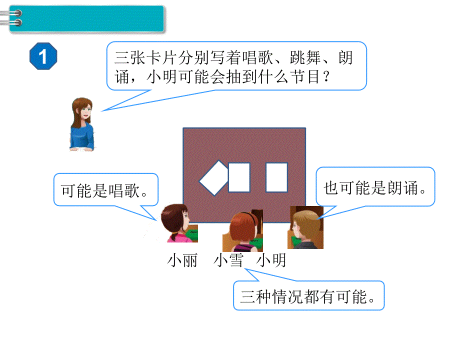 人教版五年级数学上册第三单元第一课时《可能性》课件_第3页