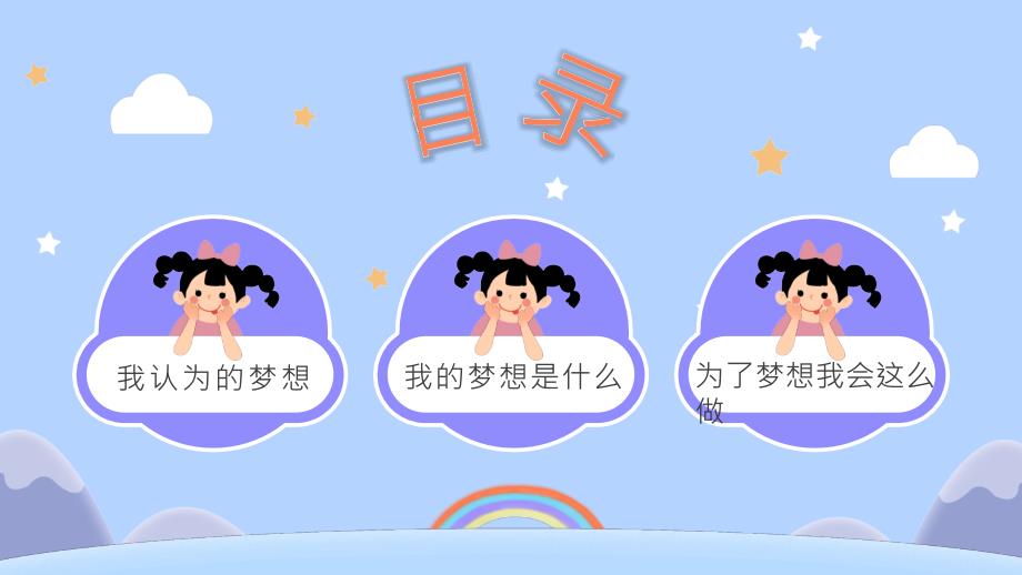 中小学生逐梦飞翔主题班会我的梦想PPT课件（带内容）_第3页