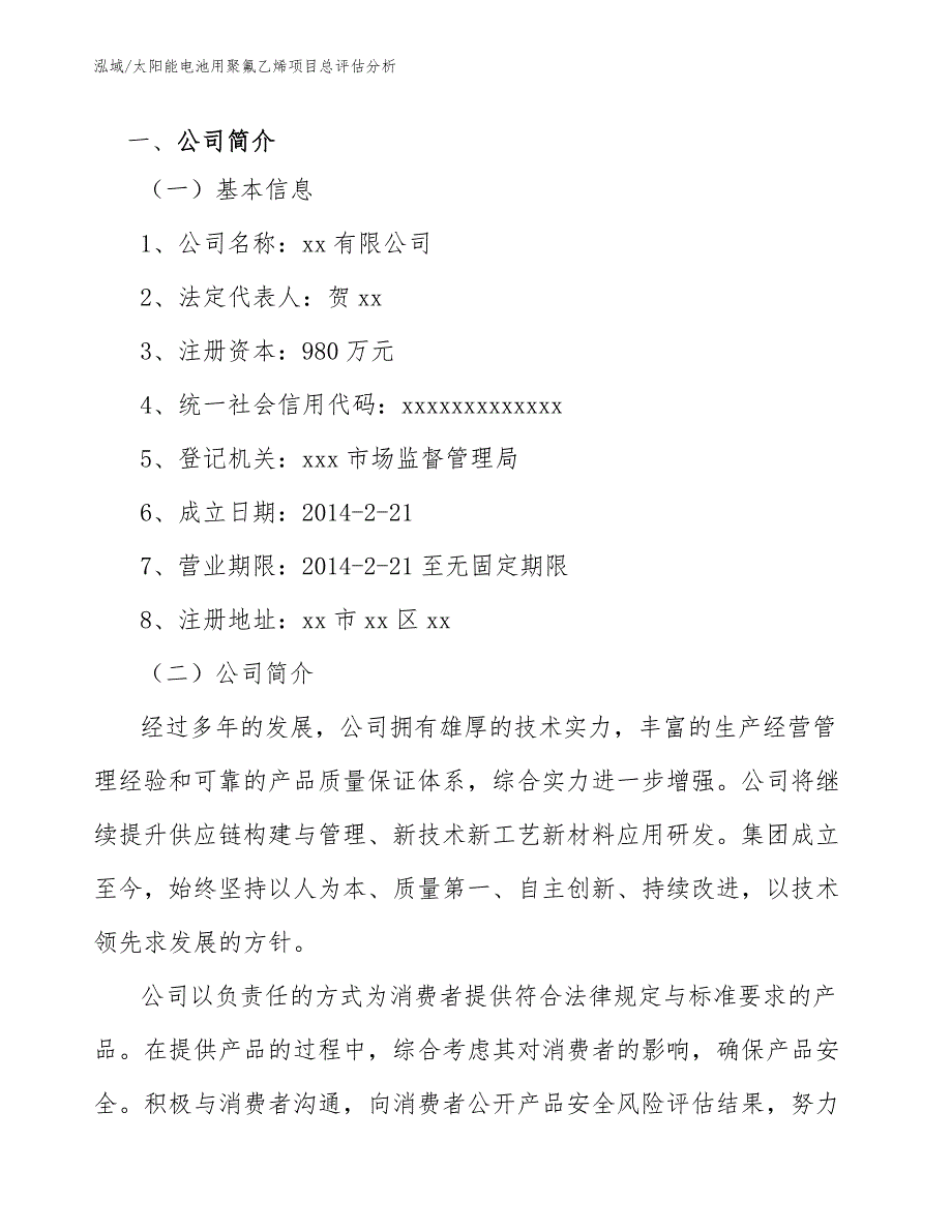 太阳能电池用聚氟乙烯项目总评估_第3页