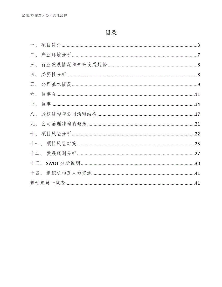 存储芯片公司治理结构（参考）_第2页