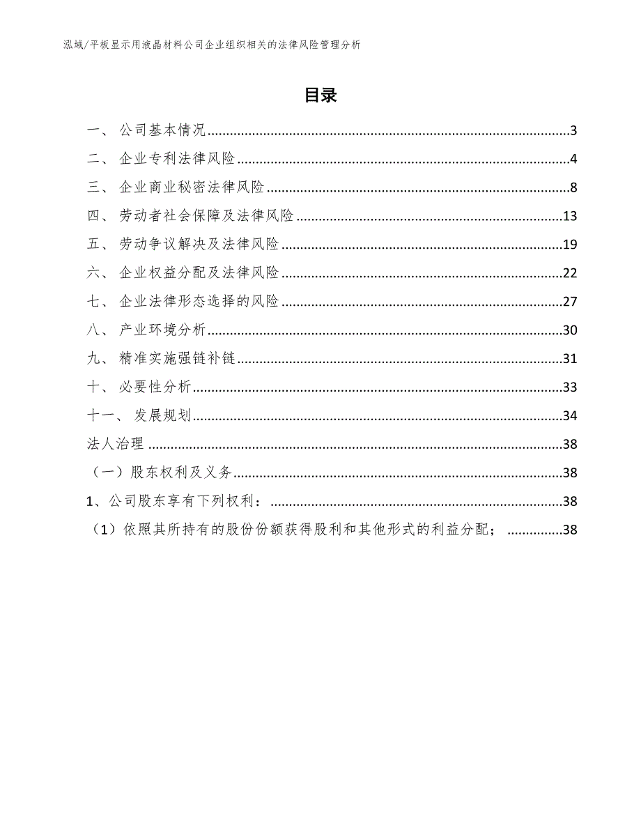 平板显示用液晶材料公司企业组织相关的法律风险管理分析_第2页