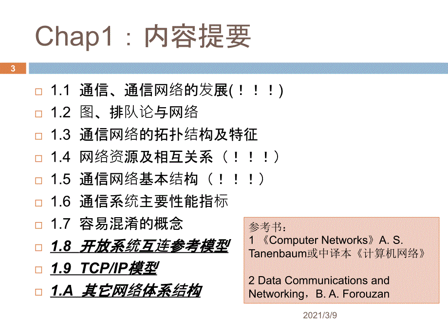 现代通信系统复习PPT课件_第3页