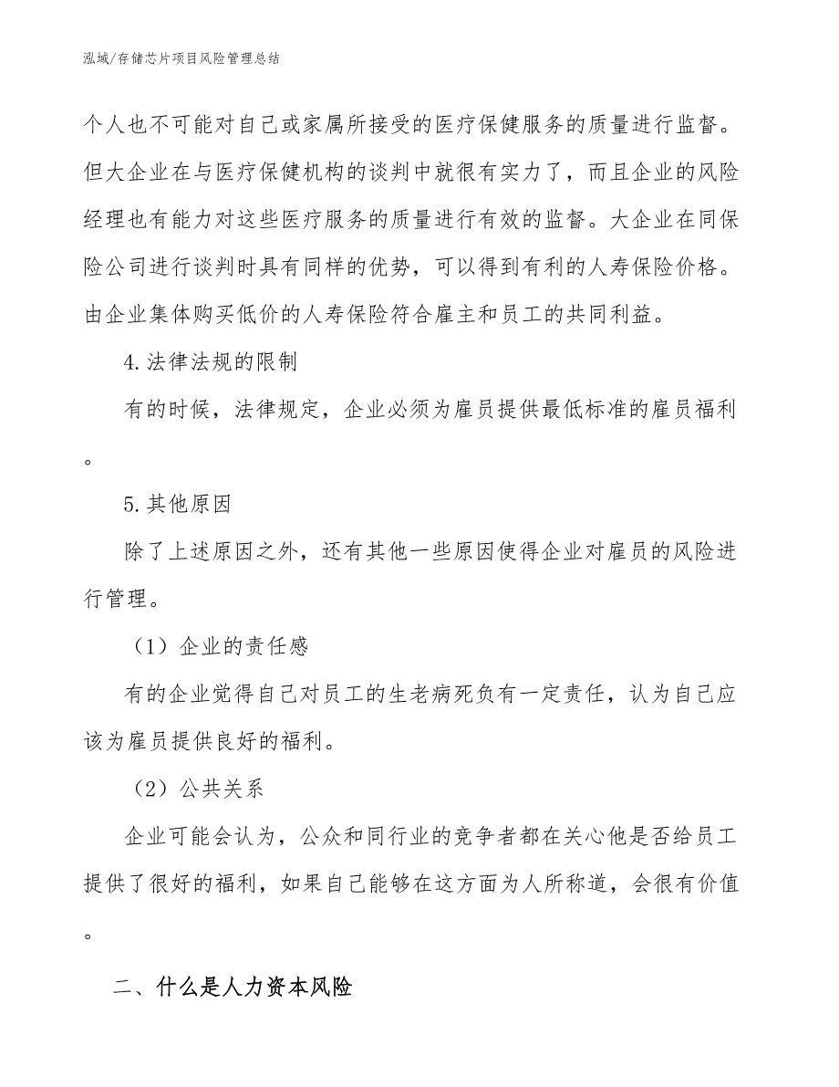 存储芯片项目风险管理总结【参考】_第4页