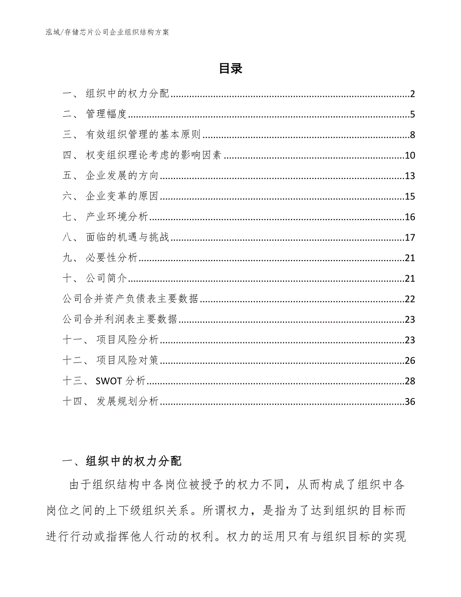 存储芯片公司企业组织结构方案【参考】_第2页